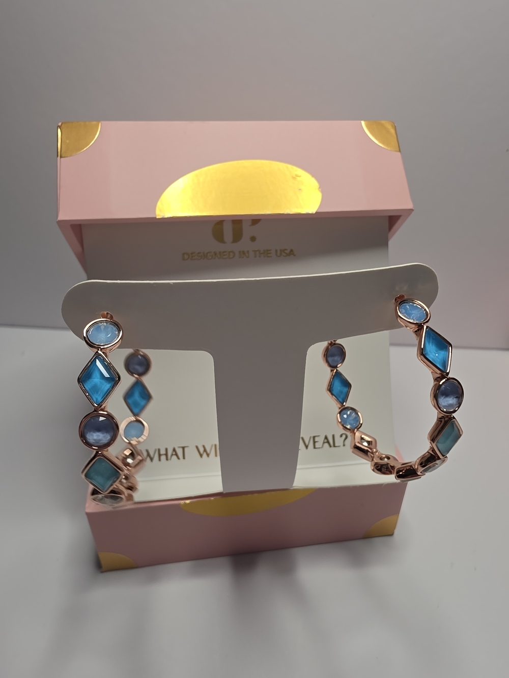 BP Jewel Candy Maldives Mirage Earrings On Rose Gold